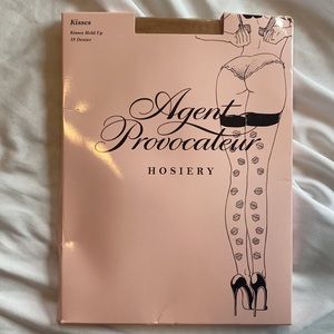 Agent Provocateur Hosiery Kisses Hold Up 15 Denier Size Small
